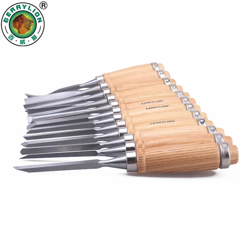 BERRYLION резьба по дереву инструменты стамеска Набор долото для Fruit арт Ножи