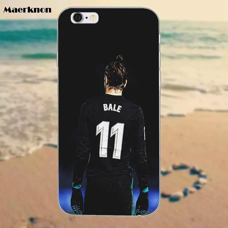 as picture Мягкий карман для мобильного телефона футболист Гарет Бэйл для iPhone X 4 4S 5 5S 5C SE 6 6 S 7 8 плюс samsung Galaxy J1 J3 J5 J7 A3 A5 - Цвет: as picture