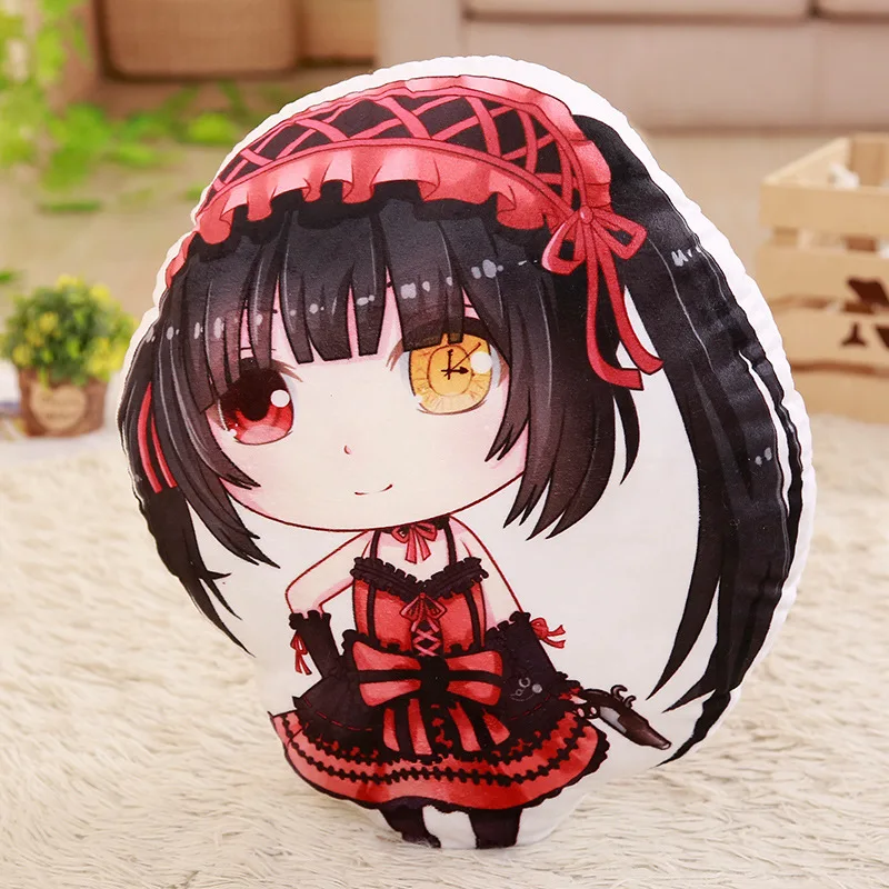 Аниме мультфильм косплей декоративная подушка Дата живой Tokisaki Куруми игрушки