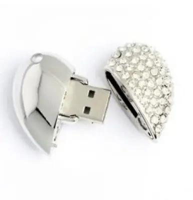 Заказной Свадебный Логотип Кристалл USB с брелоком элегантной коробкой usb 3 0