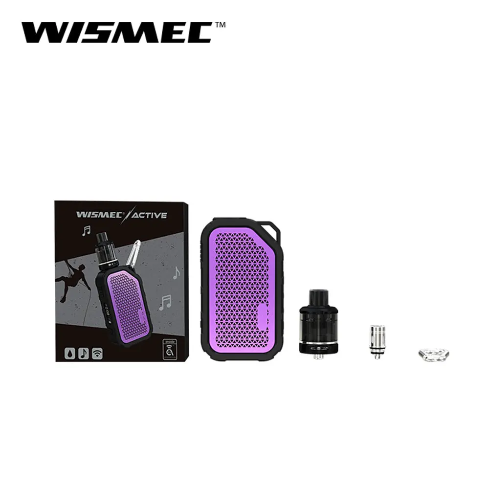 Новые цвета Wismec активный Комплект 80 Вт с Amor NSE Tank 3 мл мод встроенный 2100 мАч батарея