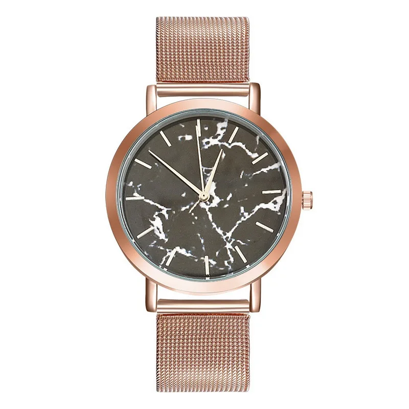 Женские кварцевые часы LASPERAL из сплава со стальным сетчатым браслетом мужские