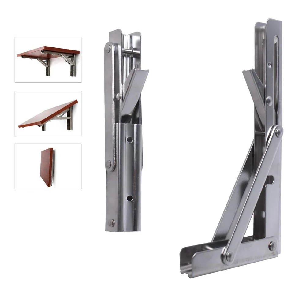 Треугольный складной кронштейн из нержавеющей стали для верстака настольного