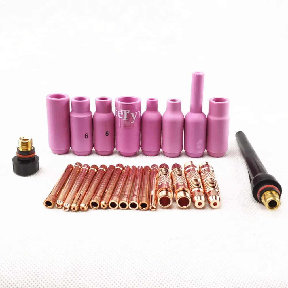 Вольфрамовый электрод для аргонодуговой сварки 26 шт.|Сварочные сопла| |