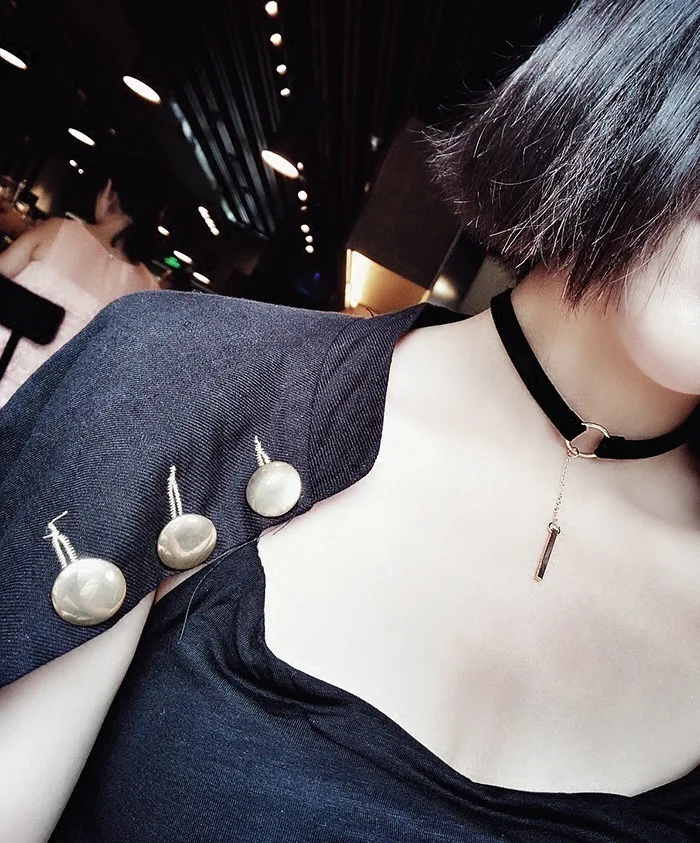 Трендовое сексуальное ожерелье-чокер в стиле панк готика Женская мода 2020