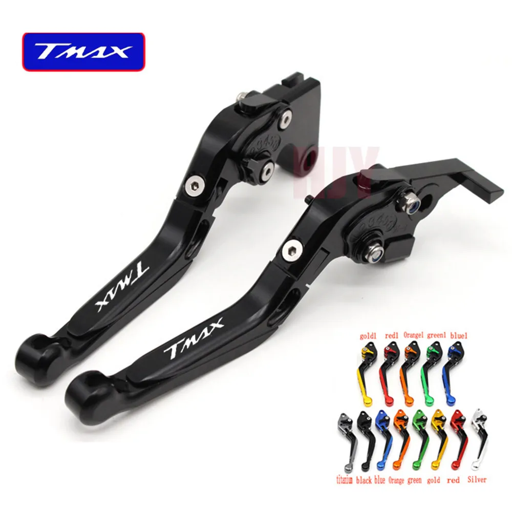 Складные Выдвижные рычаги тормозной муфты с логотипом TMAX для YAMAHA T MAX 530 12 17