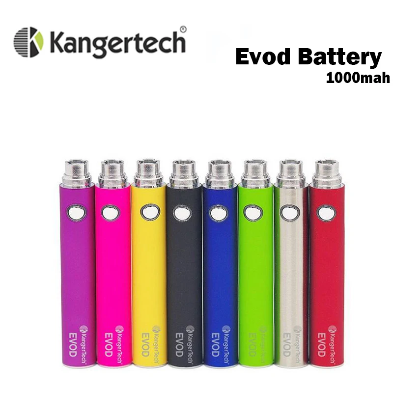 5 шт./лот батарея Kanger Evod 1000 мАч работает с Evod/ T2 /T3s/ MT3S / Protank/Aerotank series|battery 1000mah|batteries batteriesbattery battery |