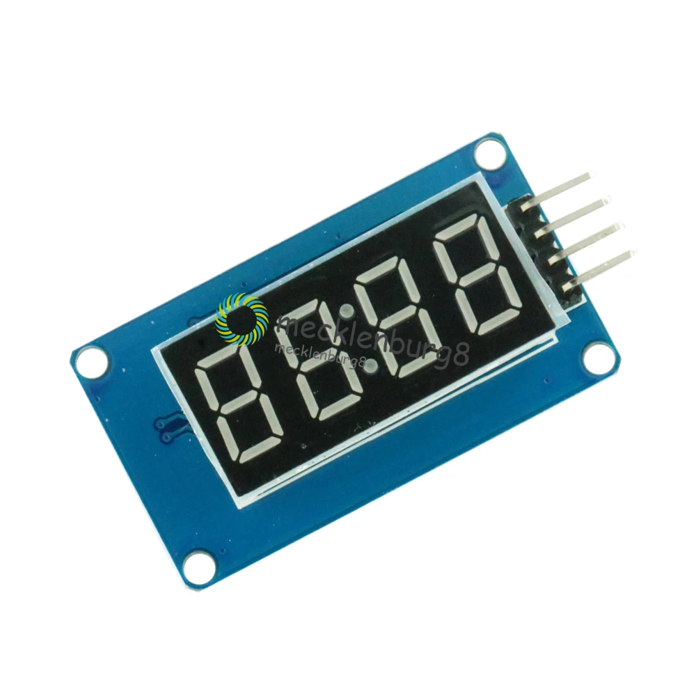 10 шт. модуль светодиодного дисплея tm1637 для Arduino 7-сегментный 4-битный 0 36 дюйма часы