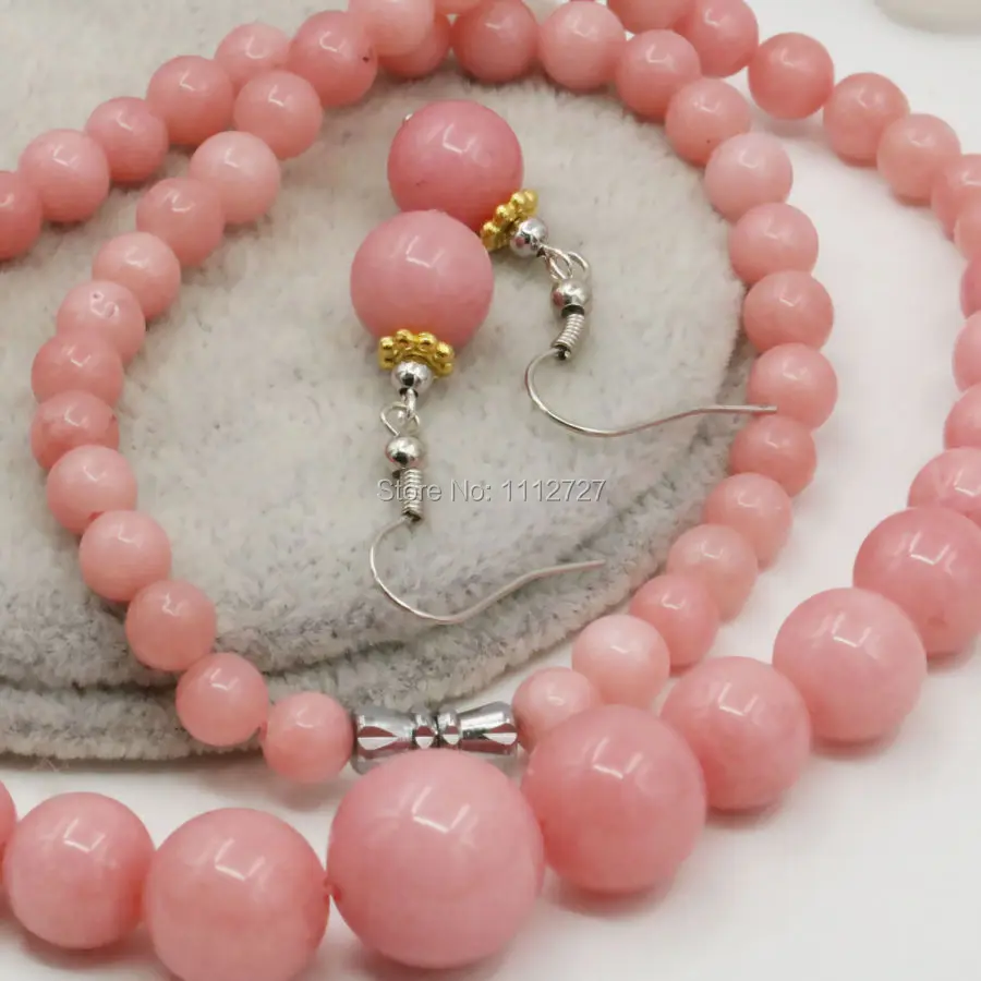 Комплект из колье и серёг 6 14 мм 18 дюймов|earrings set|jewelry partyearring necklace set |