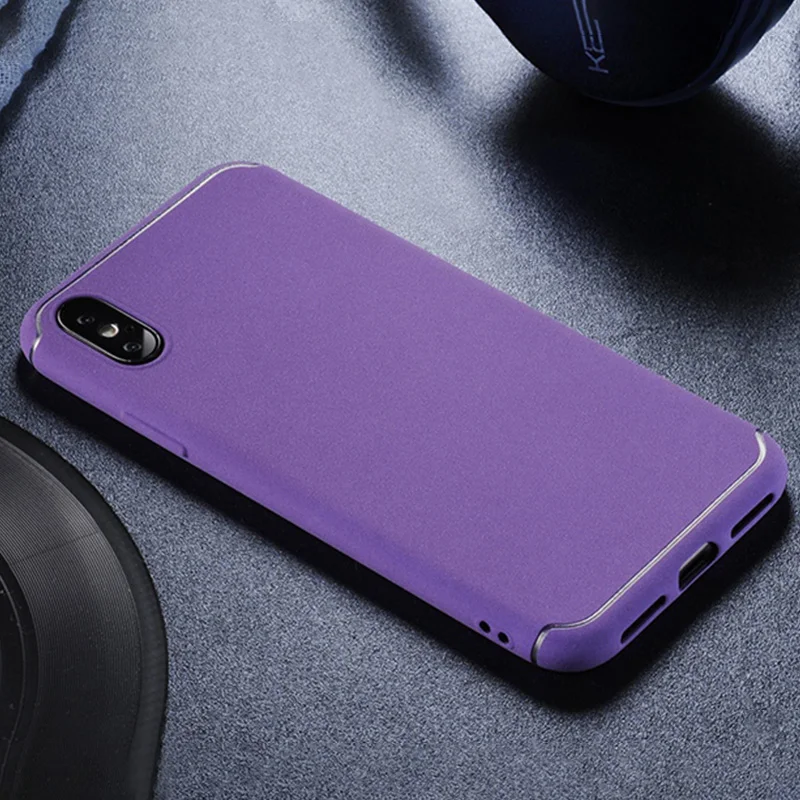 SIXEVE модный Матовый Телефон чехол для iPhone 7 8 6 S Plus X 10 SPlus 5 4 дюймов Мягкие
