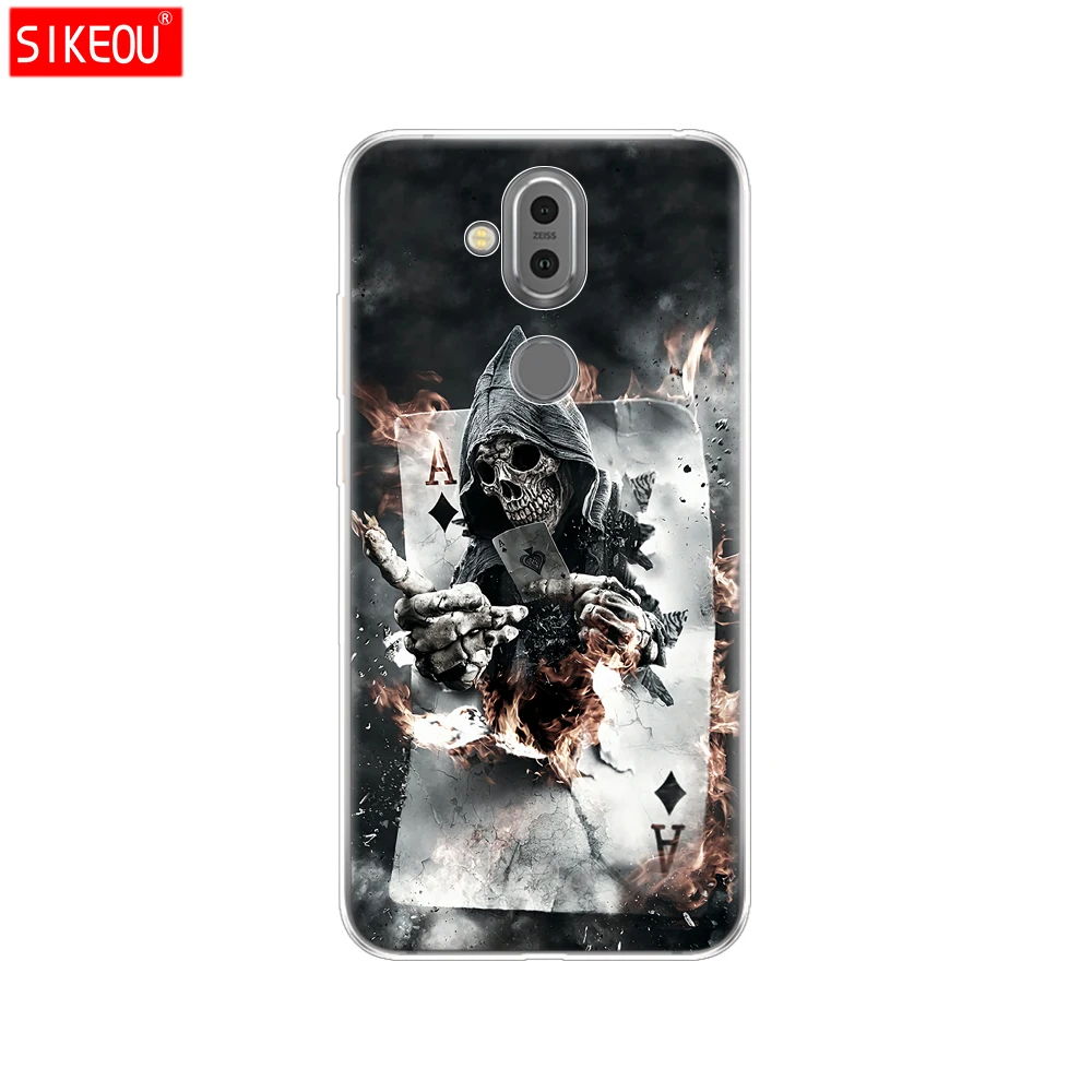 12053 Для Nokia 8,1 чехол для Nokia 7,1 plus чехол силиконовый чехол для Nokia 8,1/X7 чехол бампер coque etui мультфильм - Цвет: 12053