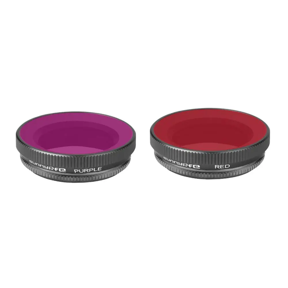 Red and Purple CPL MCUV ND4/8/16/32 ND-PL 4/8/16/32 фильтр для объектива для камеры DJI Osmo действие Gimbal Камера Дайвинг защитный спортивный браслет для OSMO действий - Цвет: Red and Purple