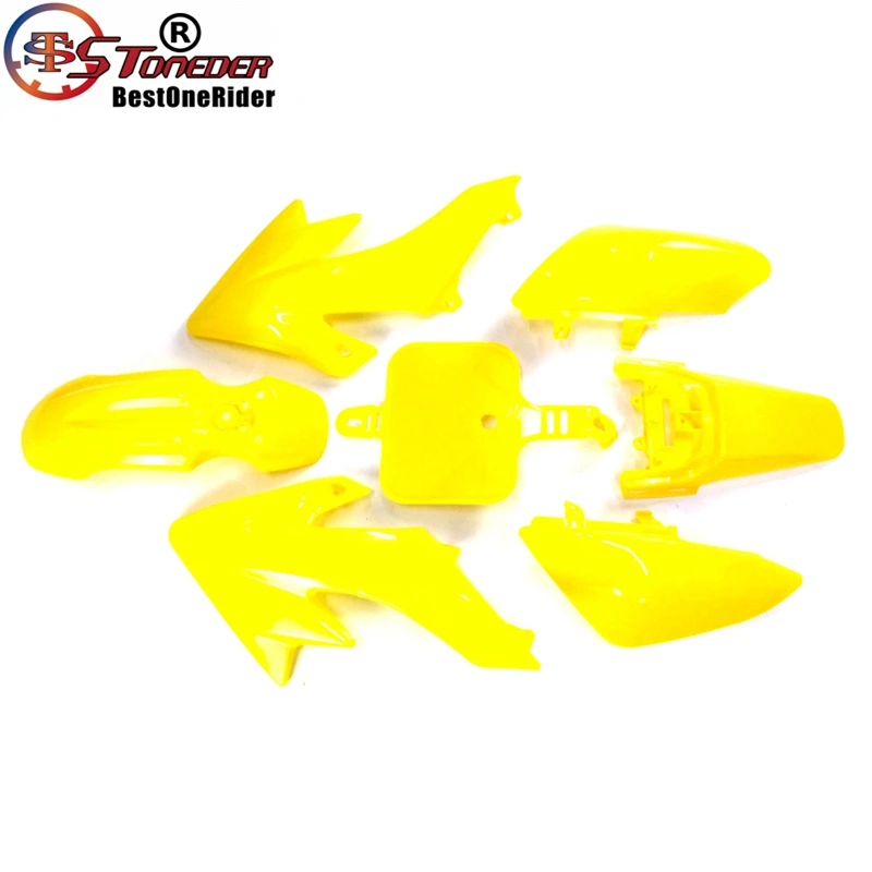 Комплект пластиковых крыльев STONEDER для CRF50 XR50 50cc 70cc 90cc 110cc 125cc 140cc 150cc 160cc Piranha Pitsterpro DHZ