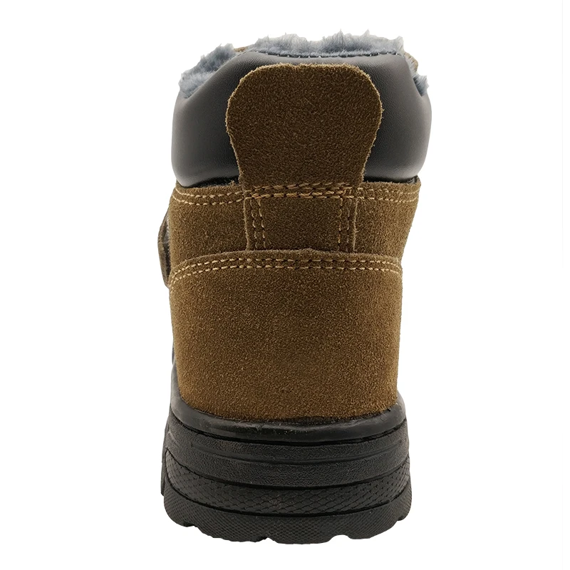 Мужская обувь для отдыха стальная защитная работы зимняя плюшевая хлопок мягкая