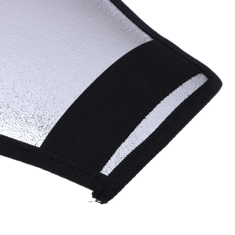 Рассеиватель для вспышки камеры софтбокс серебристый и белый отражатель Canon 580EX