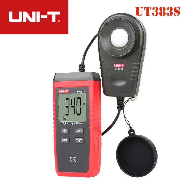 UNI T Сплит Тип UT383S/UT383 измеритель освещенности max200 000 люкс цифровой яркости Fc