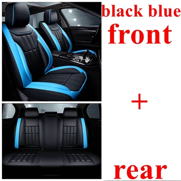 Чехол на Автокресло для Chevrolet Lacetti Aveo Cruze Captiva Cavalir Malibu Orlando Alero Epic Trax Lova RV SPARK Impala Niva болт ss - Название цвета: black blue standard