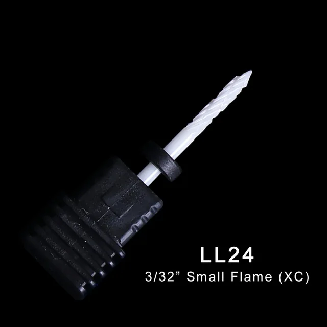 LL24 1 шт. керамические сверла для ногтей кукурузные фрезы для фрезерного станка вращающийся заусенец Гель-лак для нейл-арта для удаления маникюрных инструментов LYLL01-28 - Цвет: LL24