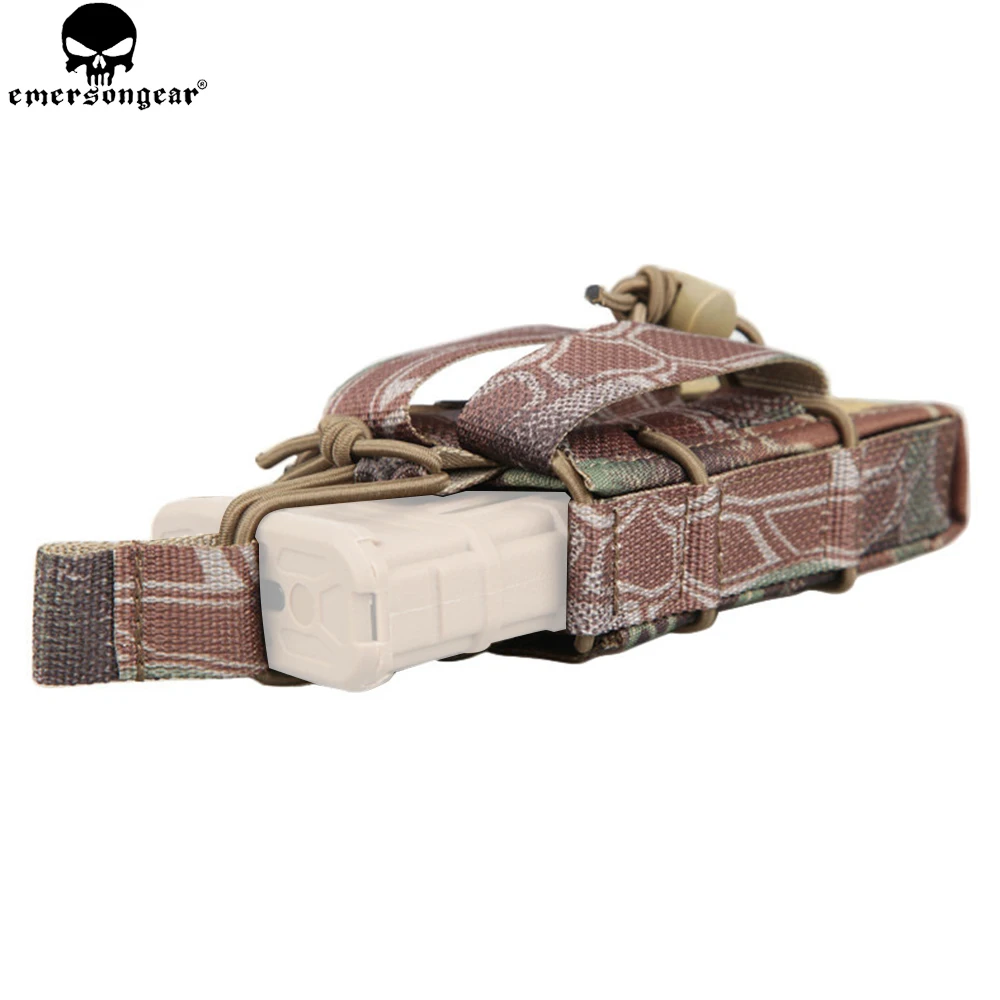 Emersongear одиночный блок подсумок Военная Униформа Молл Чехол вертикальный Интимные аксессуары для M4/m14/AK/G3/g36 горец em6345