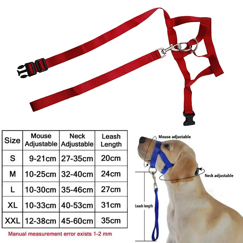 Регулируемый ошейник для собаки с подкладкой тренировочный поводок без