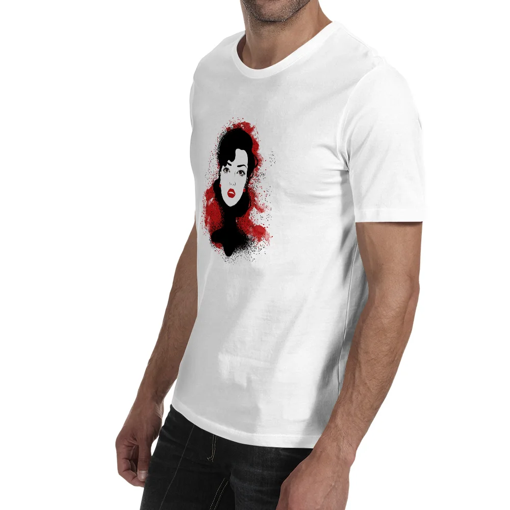 Красота леди короткий рукав футболка творческий Дизайн принт Повседневное аниме