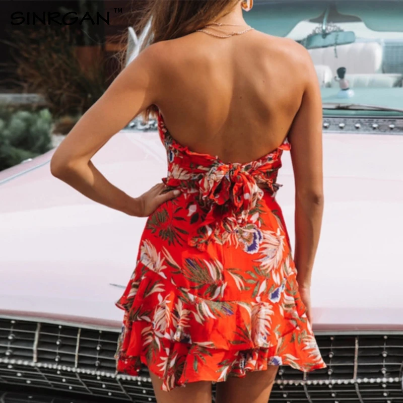SINRGAN с плеча вечернее платье женские летние платья Vestidos сексуальные ремни