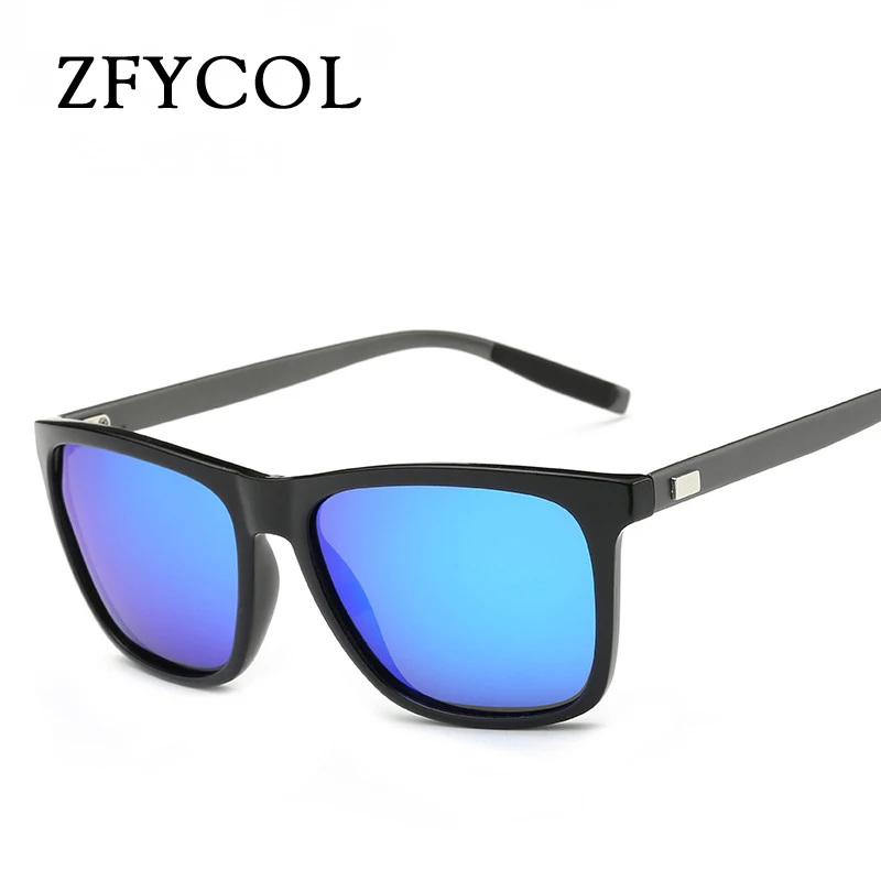 ZFYCOL Mens Sunglasses Brand Designer Retro Aluminum+PC Mirror Polarized Lens Vintage Eyewear Driver Sun Glasses For Men/Women | Аксессуары