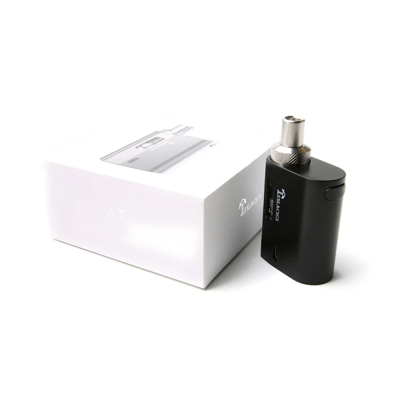 Оригинал Тесла на Starter Kit 900 мАч Батарея TESLACIGS 45 Вт в окне MOD Vape с 1 5 мл распылитель