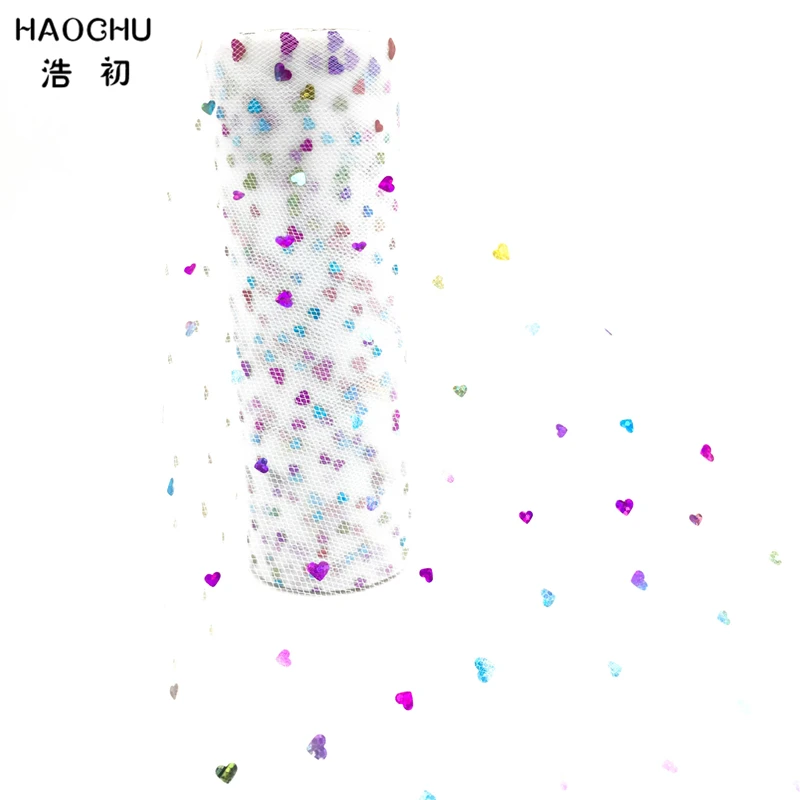 HAOCHU 27 цветов 15 см широкая Радужная фатиновая юбка пачка с цветными сердечками из