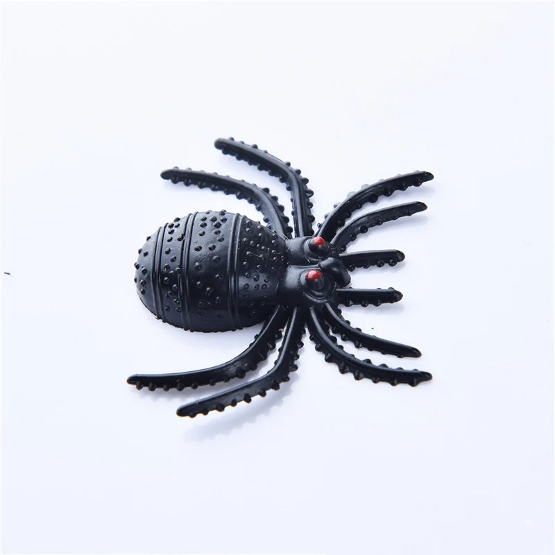 Полезный Пластиковый черный паук украшение на Хэллоуин товары для фестиваля