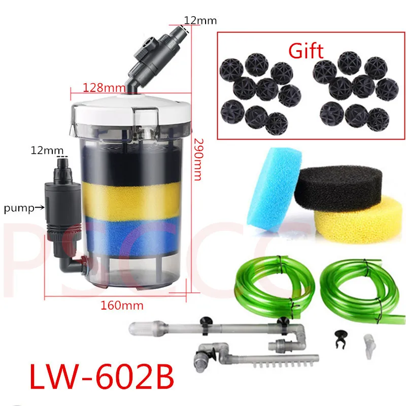 LW-602B SUNSUN супер тихий Аквариум Внешний фильтр для канистры внешняя фильтрация HW602B HW603B HW-602B HW-603B HW 602B 603B - Цвет: LW-602B