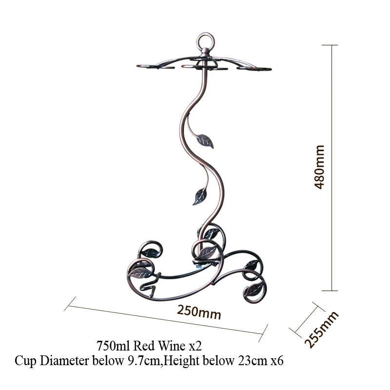 Подставка для красного вина в виде листьев | Дом и сад