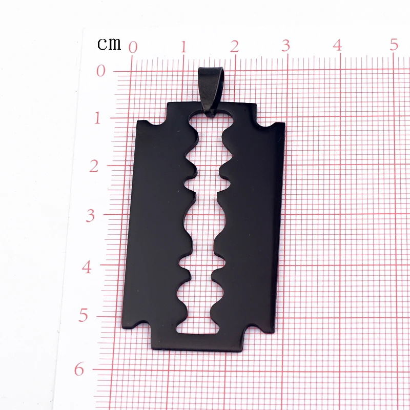 Ожерелье с подвеской из черной нержавеющей стали 1 шт. ожерелье для мужчин