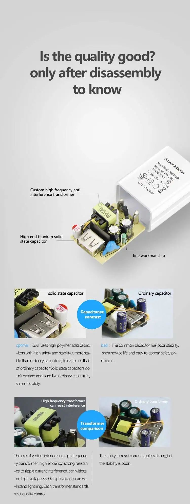 UL сертифицированный US 5V1A зарядное устройство адаптер USB зарядное устройство Высокое качество Американский FCC Сертифицированный смартфон сотовый телефон микро USB зарядное устройство