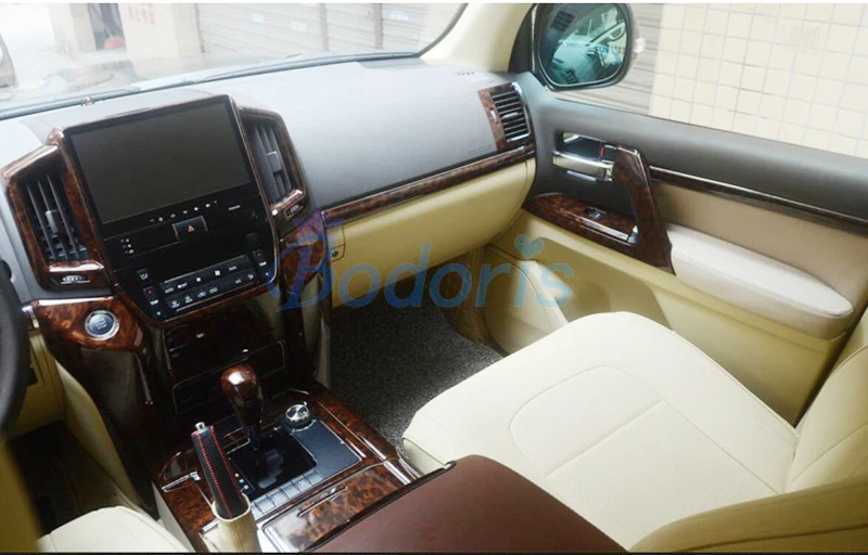 Для Toyota Land Cruiser 200 2008- интерьерная оригинальная деревянная Цветная декоративная формовочная накладка, панель, автомобильный Стайлинг, аксессуары