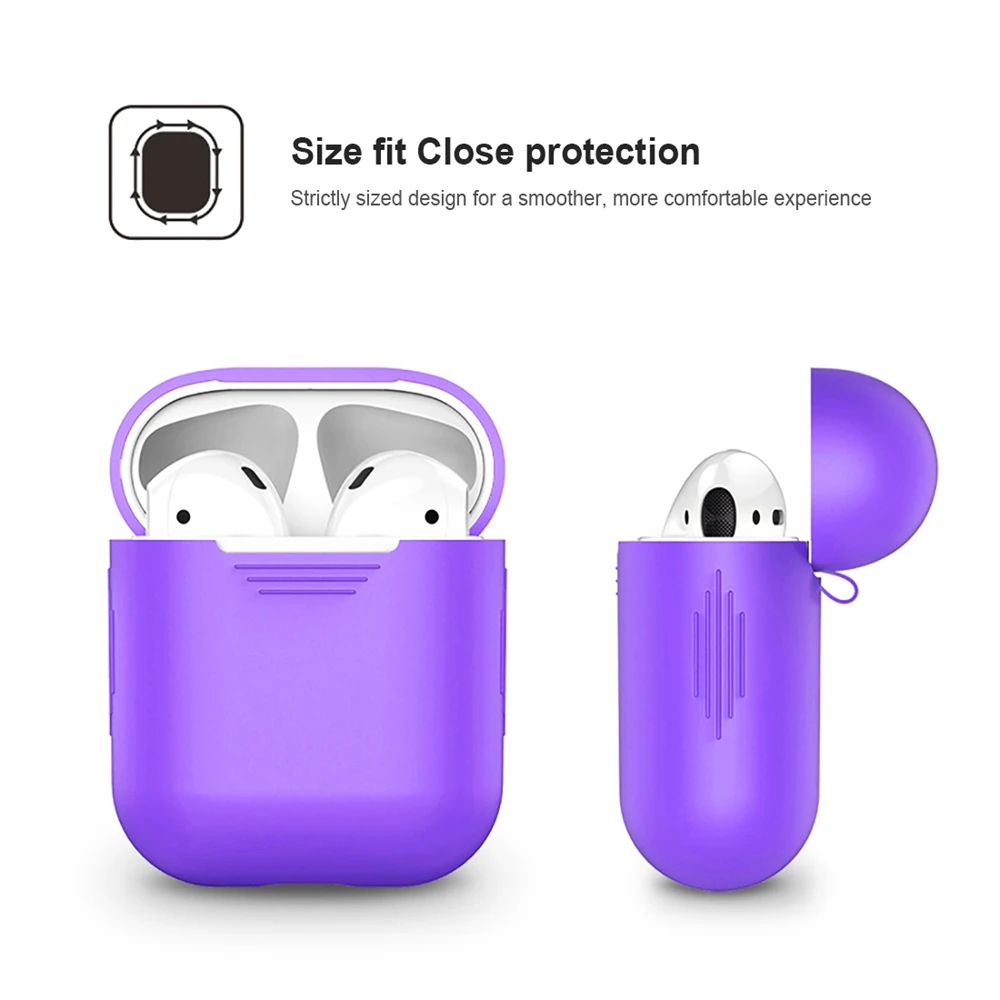 Мягкий силиконовый чехол для Apple Airpods противоударный чехол для Apple гарнитура для Airpods чехол s ультра тонкий Air Pods защитный чехол