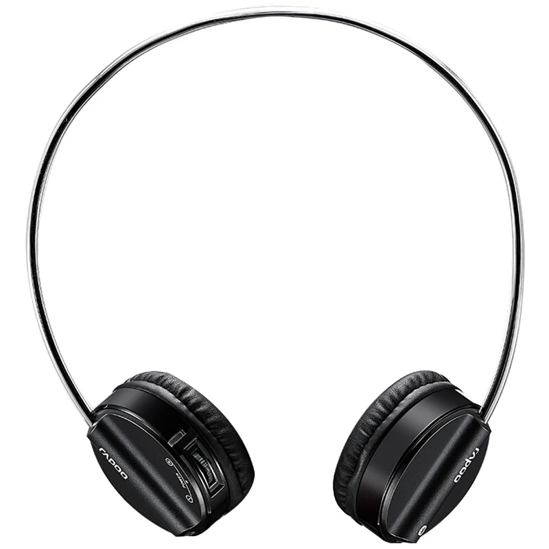Rapoo H6020 обновленная Беспроводная bluetooth-гарнитура с микрофоном, музыкальная Компьютерная гарнитура для мобильного телефона