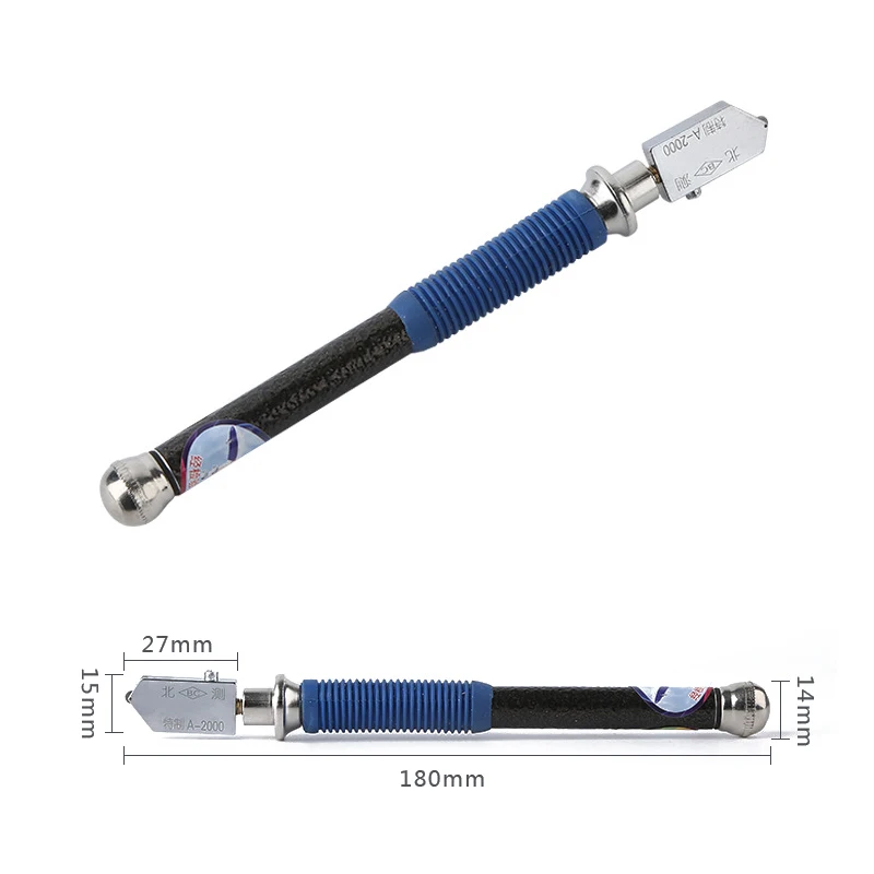 MX Professional Diamond Glass Cutter Alloy Cutting Wheel Metal Handle Head for glass mirror tile etc cutting Glass knife tools
