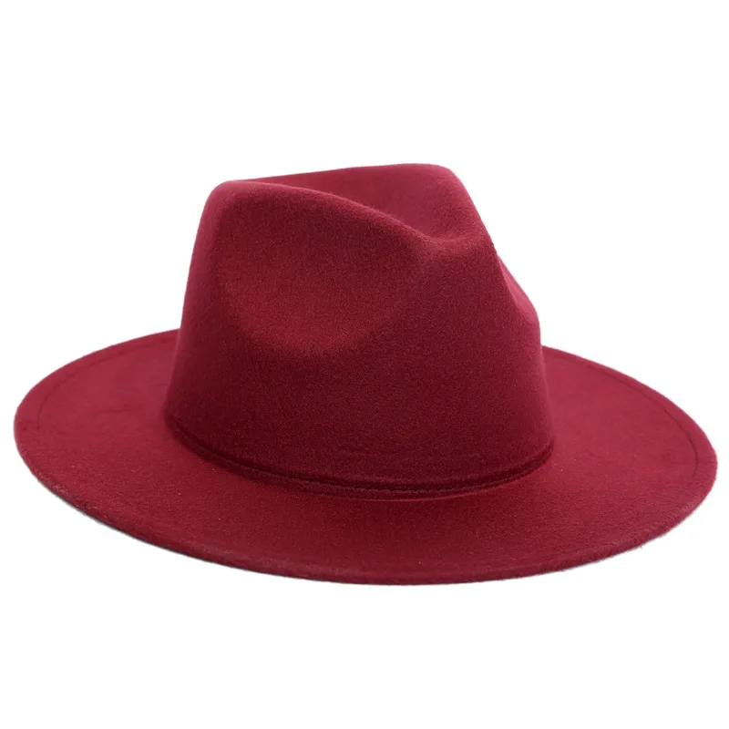 2019 Черная Женская Шляпа Fedora Топ винтажная шляпа для девушек с большими плоскими
