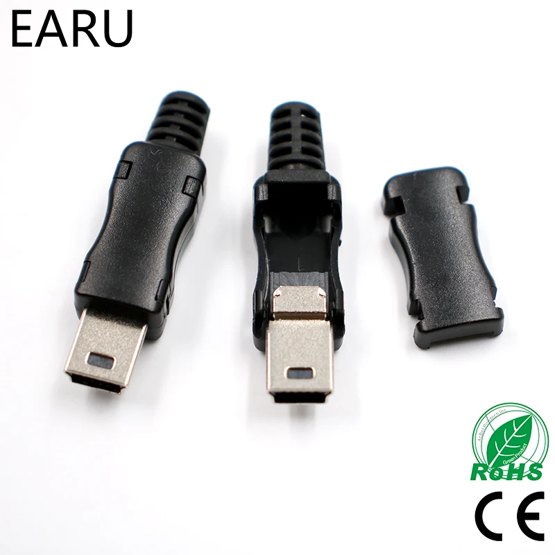 10 шт. мини USB 5 Pin T порт штекер разъем пластиковая крышка для DIY Прямая поставка