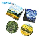 45 шт.лот креативная игра Ван Гога воспроизведение классических наклеек Украшения DIY клей дневник альбом Скрапбукинг Канцелярские наклейки