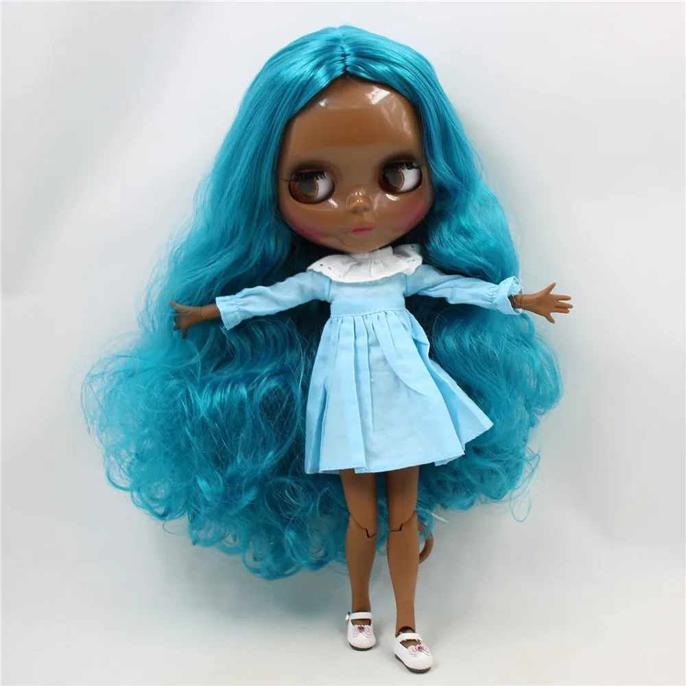Ледяной DBS Blyth кукольные 1/6 30 см bjd супер черный темных оттенков кожи шарнирное