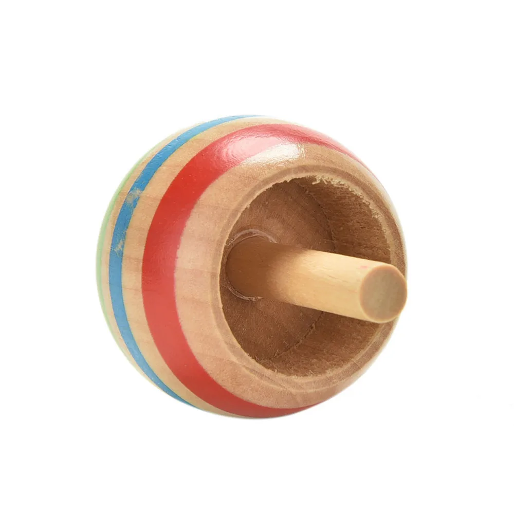 Детский деревянный спиннинг 3 шт./компл.|spinning top|wooden spinning top toytoy |