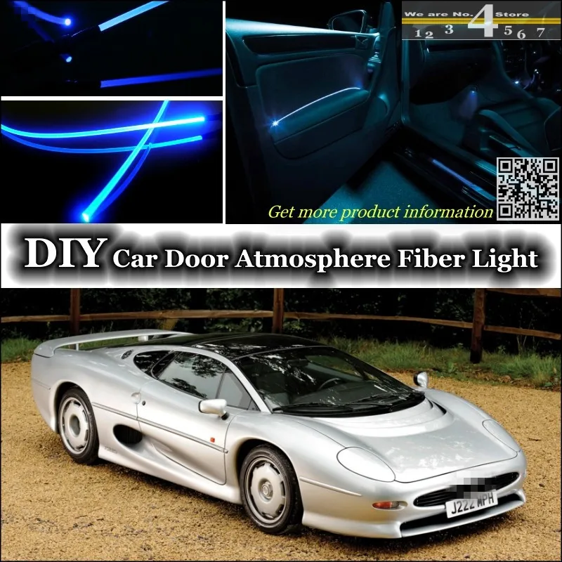 Для Jaguar XJ220 внутренний окружающий свет Настройка атмосфера волоконно-оптический