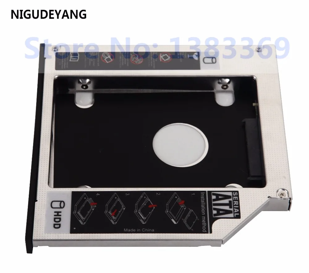 NIGUDEYANG Новый 2-й 12 7 мм SATA жесткий диск HD HDD SSD Caddy адаптер для Asus K53TA X54H | Компьютеры и