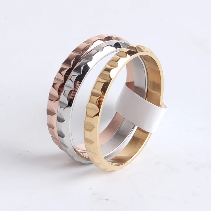 3 мм трехкольцевая Шестерня из нержавеющей стали 316l оптовая продажа|finger ring|three