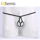 Мужские трусы-бикини с вырезом, с отверстием для пениса