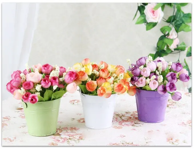 Мини ведра для конфет милые цветные 100 шт./компл.|toys for|toys for kidswedding favors |