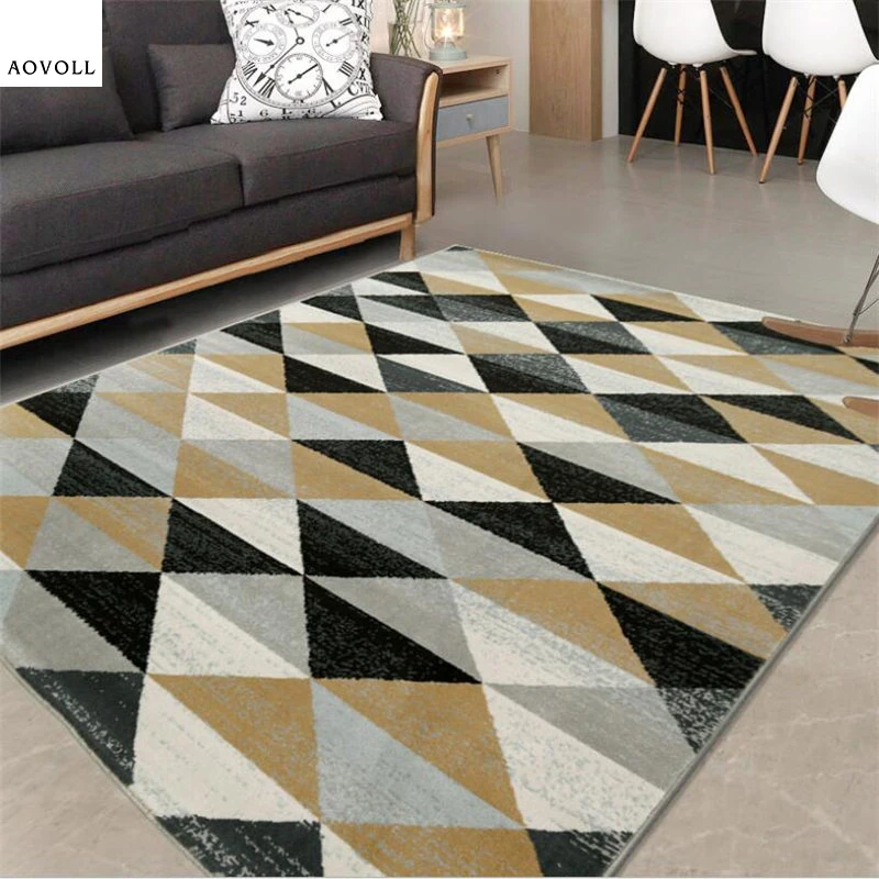 AOVOLL Simple Style Carpets For Living Room Bedroom Meeting Rugs Home Carpet Floor Door Mat Delicate Fashion Hot Area Rug | Дом и сад