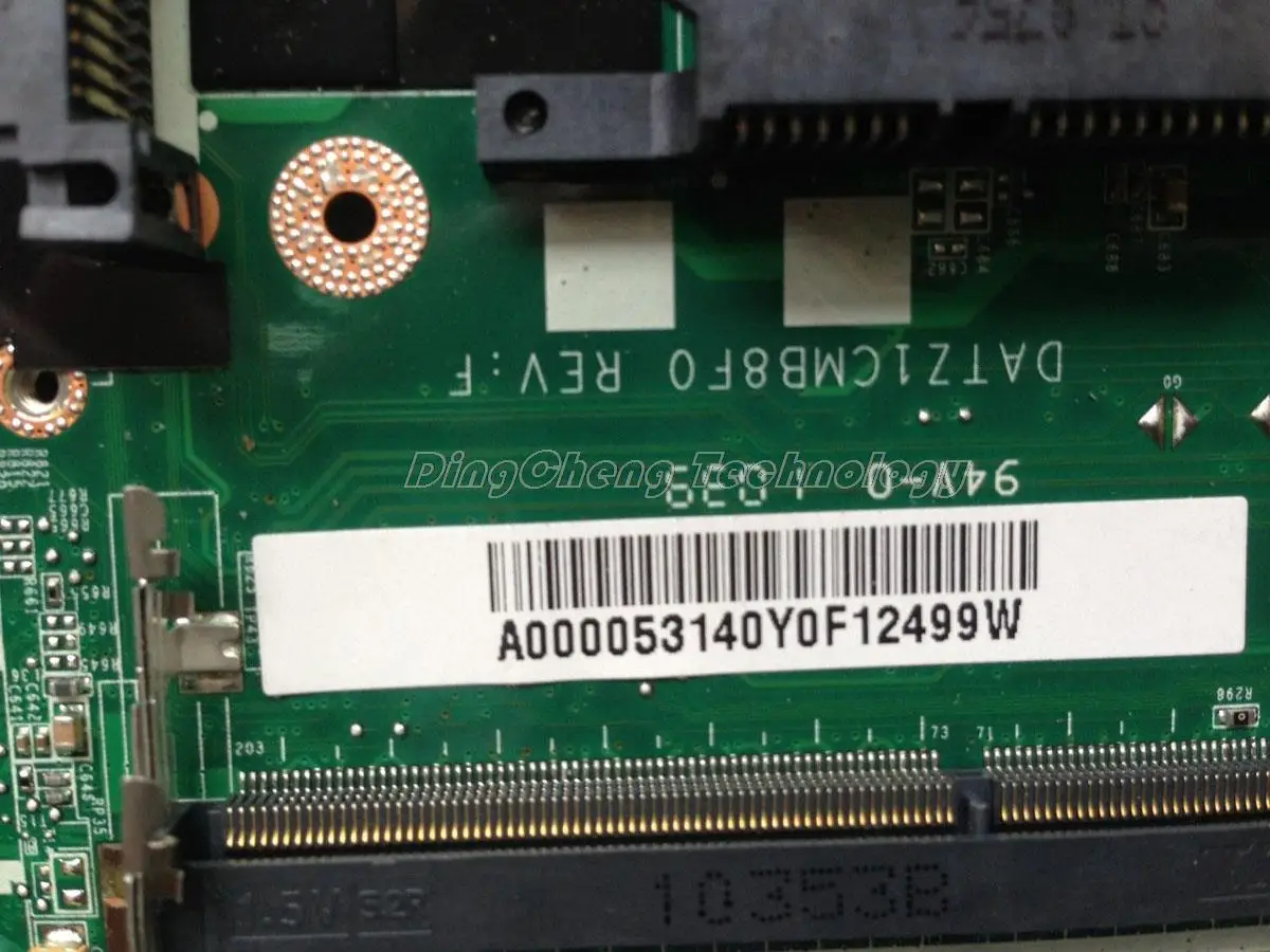 

Laptop Motherboard For Toshiba X500 X505 DATZ1CMB8F A000053140 DDR3 REV:F HM55 DDR3 Mainboard